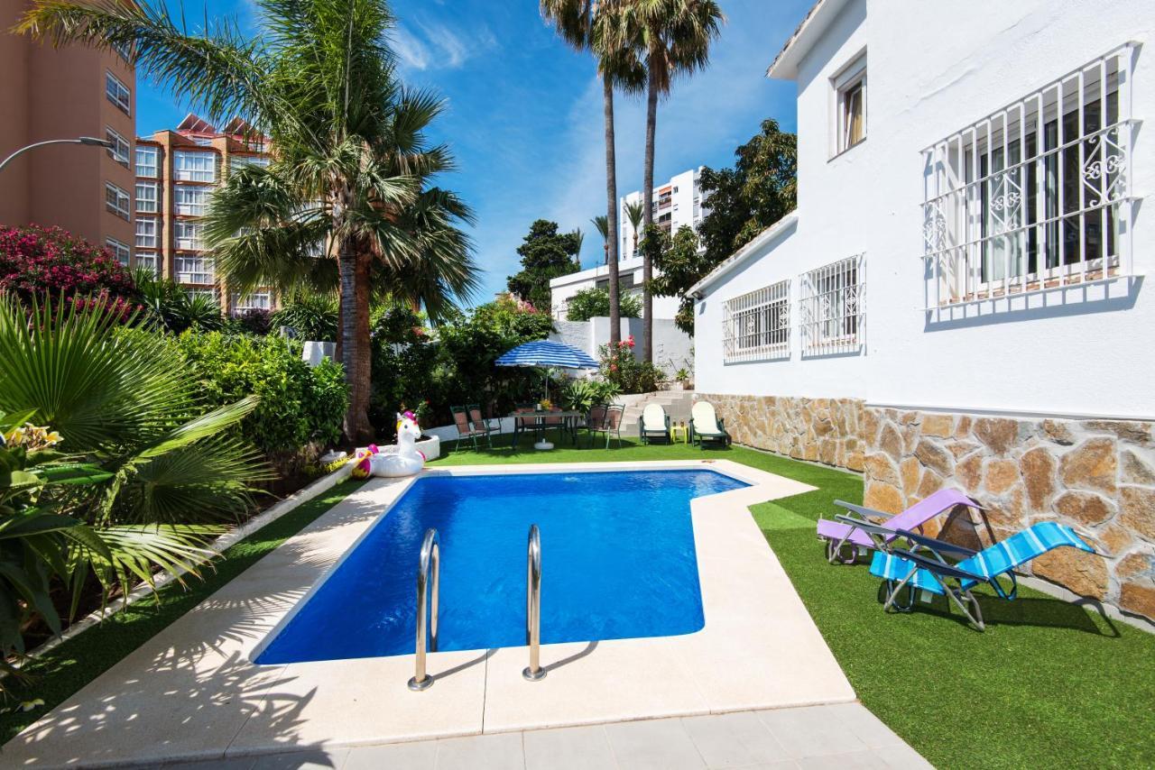 Villa Palm Beach Marina Benalmadena 3 Min Walking From The Sea מראה חיצוני תמונה